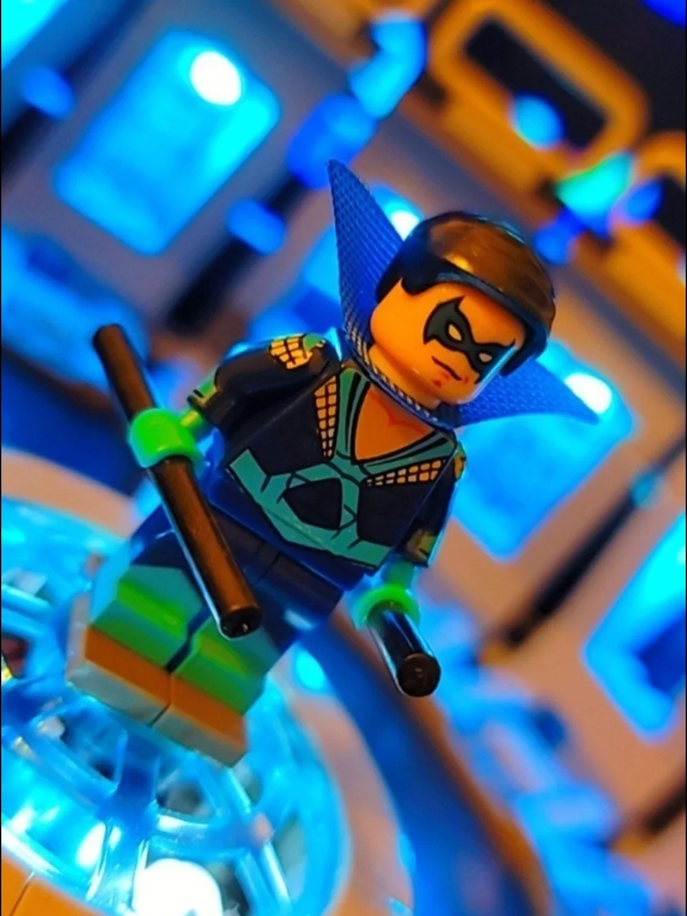 Batman Nightwing Minifigure Lego Compatible
